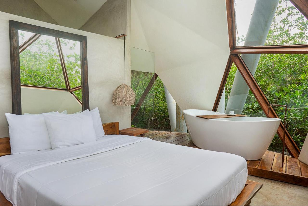 Mamasan Treehouses & Cabins Tulum Ngoại thất bức ảnh